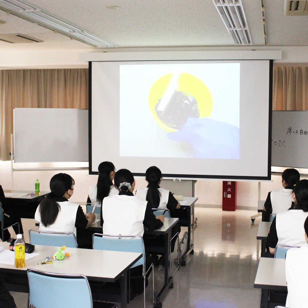 ２年生Ｄクラスのカラーリング実習♪